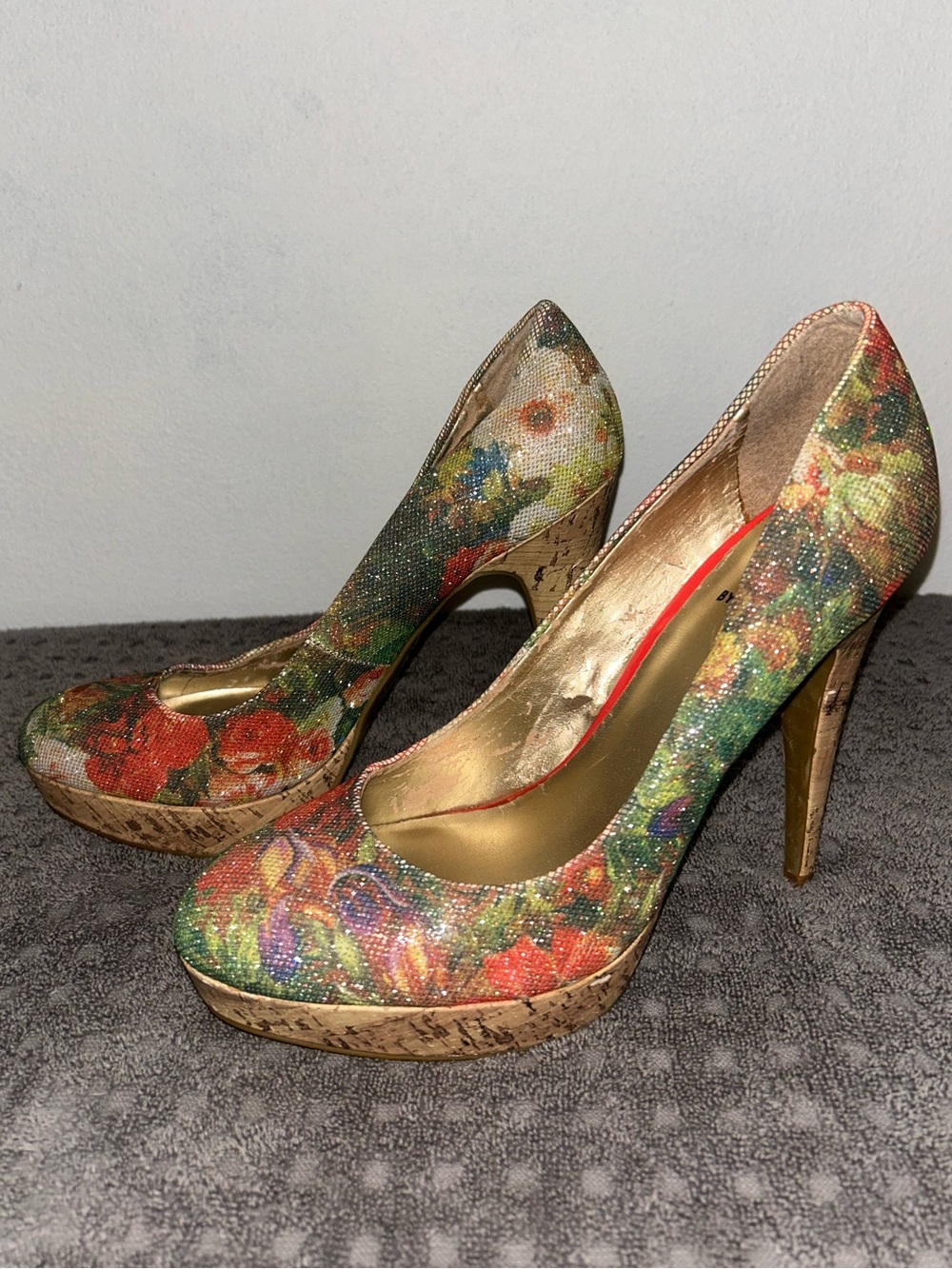 Guess Floral Heels -10